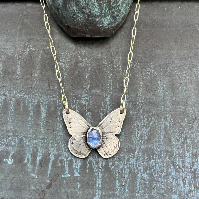 Iolite Butterfly Necklace