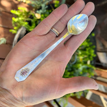 Load image into Gallery viewer, Baby spoon made from family heirloom silverware